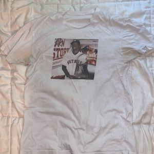 Travis Scott Astros Championship Graphic Tee Shirt